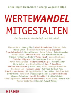 cover image of Wertewandel mitgestalten